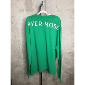 Pyer Moss Couture Green Long Sleeve Shirt Sz. Large